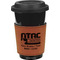 North Texas Airstream Community Cognac Leatherette Mug Sleeve - Front