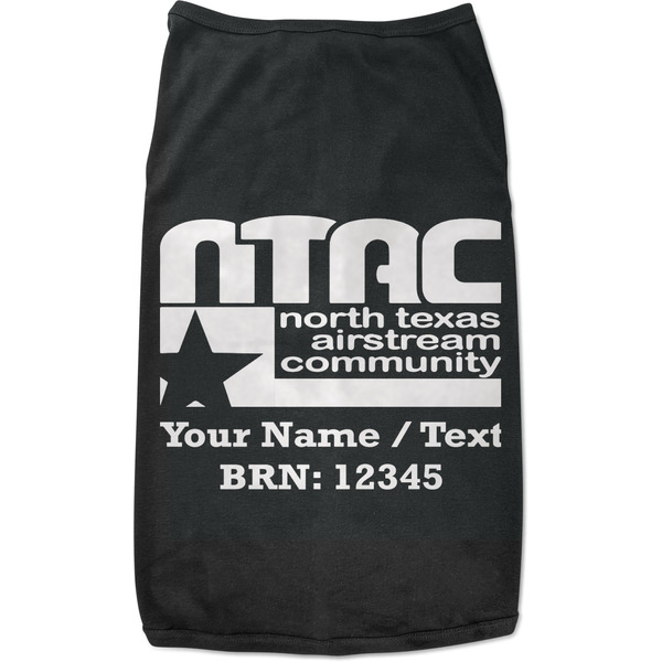 Custom North Texas Airstream Community Black Pet Shirt - M