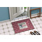 North Texas Airstream Community Door Mat - 24"x18" - Lifestyle - Porch