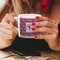 North Texas Airstream Community Double Shot Espresso Cup - Lifestyle in Hands Close