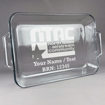 North Texas Airstream Community Glass Baking and Cake Dish