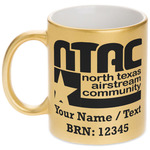 North Texas Airstream Community Metallic Gold Mug