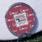 North Texas Airstream Community Golf Ball Marker - Hat Clip - Silver