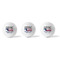 North Texas Airstream Community Golf Balls - Generic - Set of 3 - APPROVAL