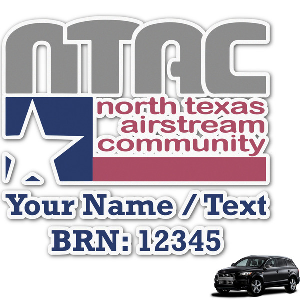 Custom North Texas Airstream Community Graphic Car Decal