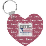 North Texas Airstream Community Heart Plastic Keychain