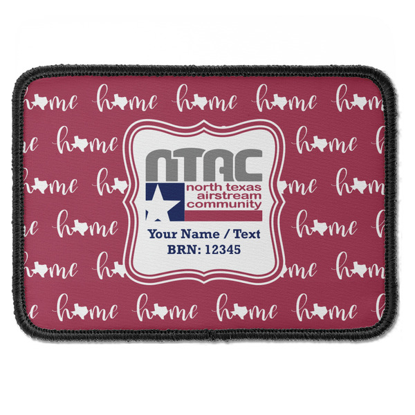 Custom North Texas Airstream Community Iron On Rectangle Patch