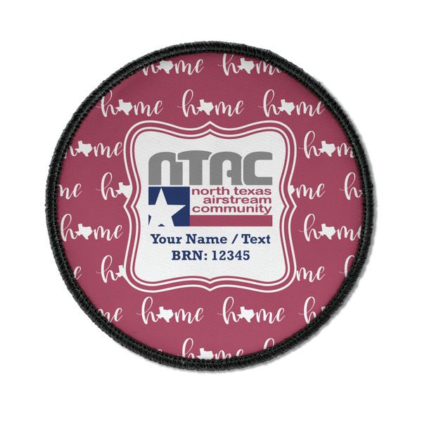 Custom North Texas Airstream Community Iron On Round Patch