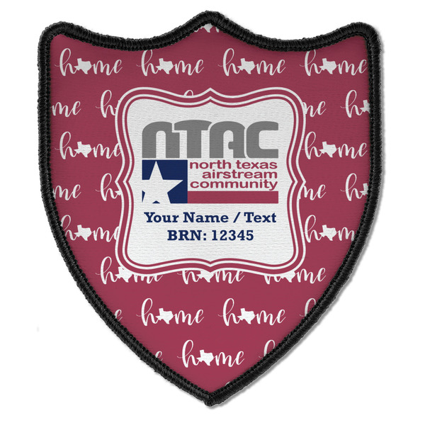 Custom North Texas Airstream Community Iron on Shield Patch B