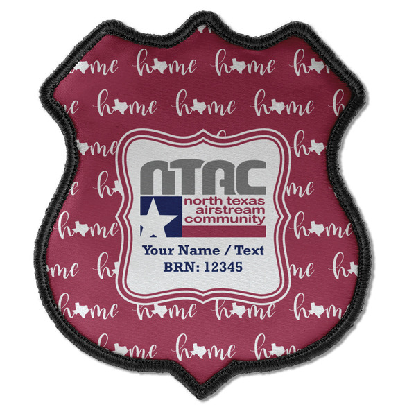 Custom North Texas Airstream Community Iron On Shield Patch C