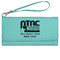 North Texas Airstream Community Ladies Wallet - Leather - Teal - Front View