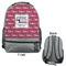 North Texas Airstream Community Large Backpack - Gray - Front & Back View