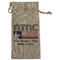 North Texas Airstream Community Large Burlap Gift Bags - Front