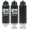 North Texas Airstream Community Laser Engraved Water Bottles - 2 Styles - Front & Back View