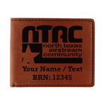 North Texas Airstream Community Leatherette Bifold Wallet - Double-Sided