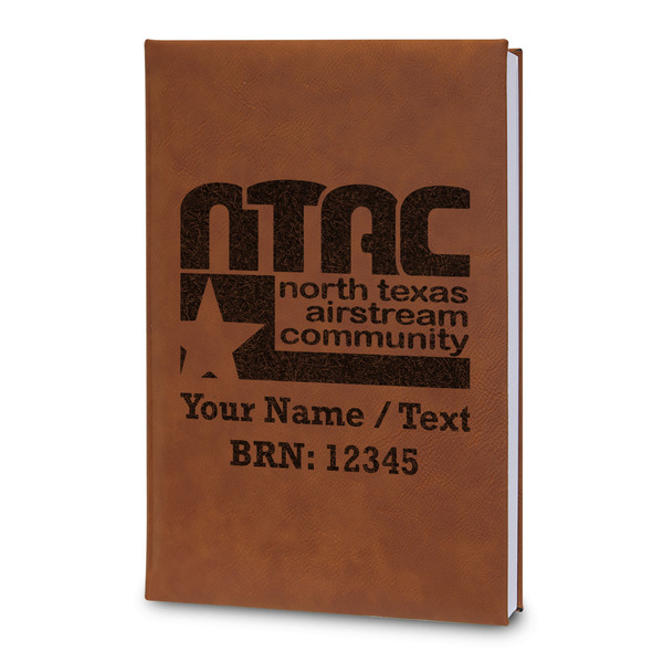 Custom North Texas Airstream Community Leatherette Journal - Large - Double-Sided