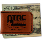 North Texas Airstream Community Leatherette Magnetic Money Clip - Double-Sided