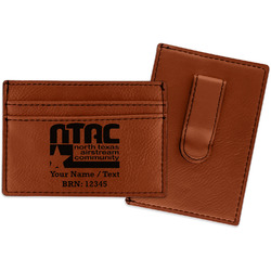 North Texas Airstream Community Leatherette Wallet with Money Clip