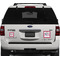 North Texas Airstream Community Personalized Square Car Magnets on Ford Explorer