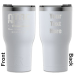 North Texas Airstream Community RTIC Tumbler - White - Laser Engraved - Double-Sided