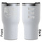 North Texas Airstream Community RTIC Tumbler - White - Double Sided - Front and Back