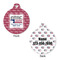 North Texas Airstream Community Round Pet ID Tag - Large - Front & Back View