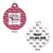 North Texas Airstream Community Round Pet ID Tag - Small - Front & Back View