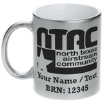 North Texas Airstream Community Metallic Silver Mug