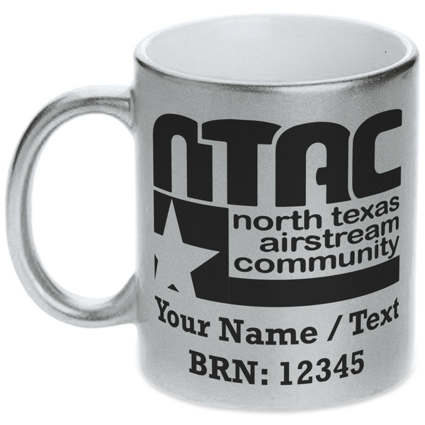 Custom North Texas Airstream Community Metallic Silver Mug