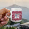 North Texas Airstream Community Single Shot Espresso Cup - Lifestyle in Hand