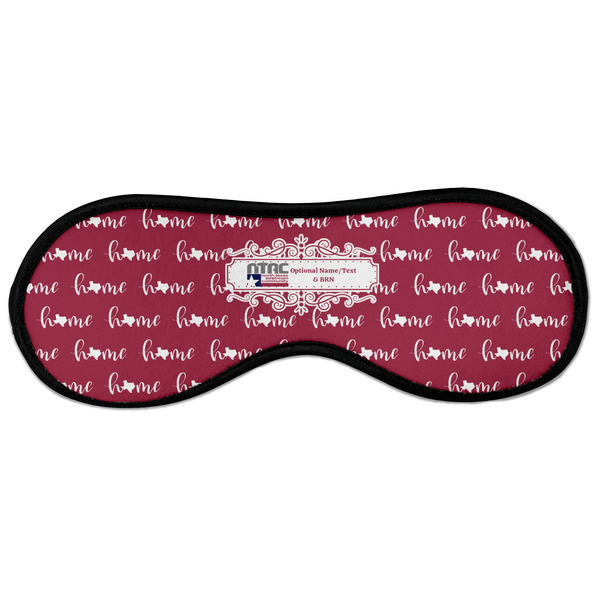 Custom North Texas Airstream Community Sleeping Eye Masks - Large