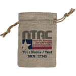 North Texas Airstream Community Burlap Gift Bag - Small - Single-Sided