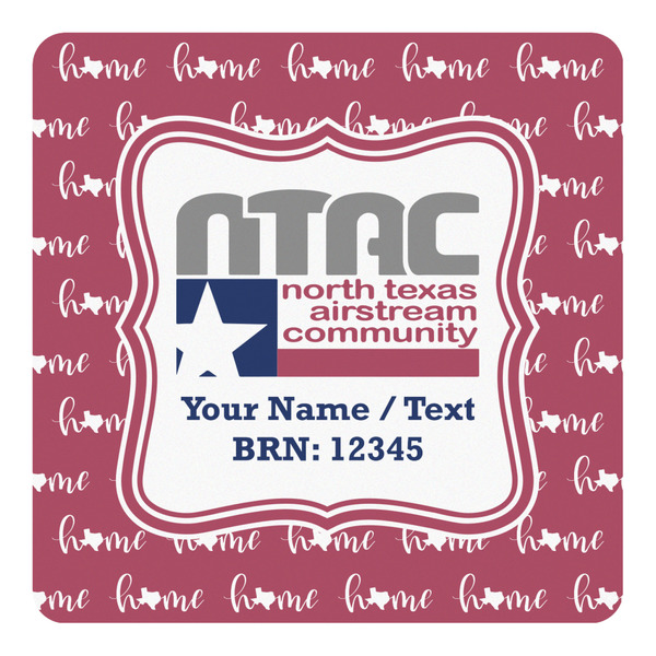 Custom North Texas Airstream Community Square Decal - XLarge