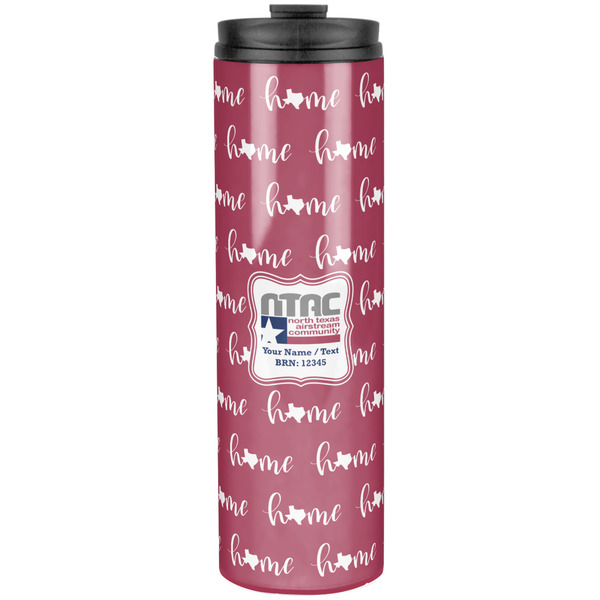 Custom North Texas Airstream Community Stainless Steel Skinny Tumbler - 20 oz