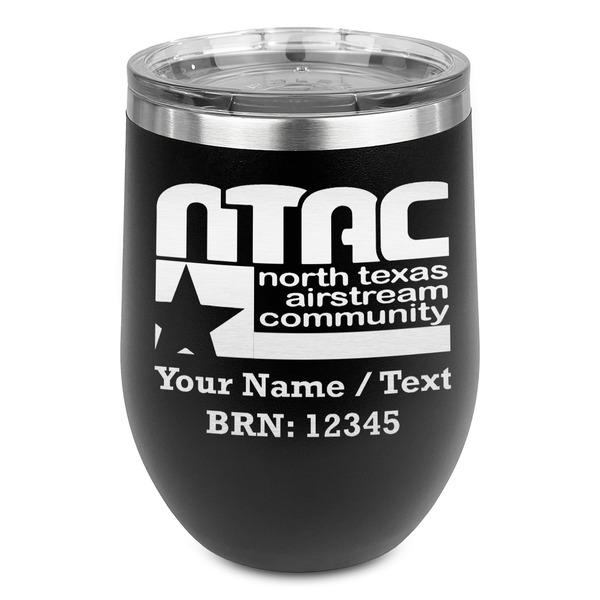 Custom North Texas Airstream Community Stemless Stainless Steel Wine Tumbler