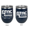 North Texas Airstream Community Stainless Wine Tumblers - Navy - Double Sided - Approval