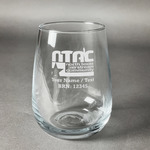 North Texas Airstream Community Stemless Wine Glass - Laser Engraved- Single