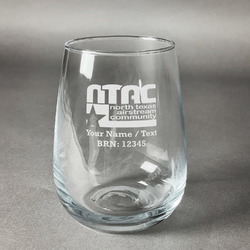 North Texas Airstream Community Stemless Wine Glass - Laser Engraved