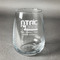 North Texas Airstream Community Stemless Wine Glass - Front/Approval