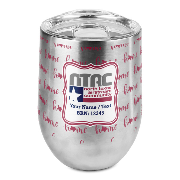 Custom North Texas Airstream Community Stemless Wine Tumbler - Full Print