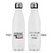 North Texas Airstream Community Tapered Water Bottle - Apvl 17oz.