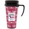 North Texas Airstream Community Travel Mug with Black Handle - Front