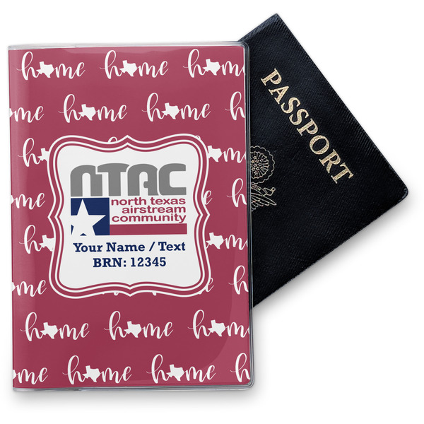 Custom North Texas Airstream Community Passport Holder - Vinyl Cover