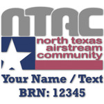 North Texas Airstream Community Graphic Decal - Small