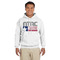 North Texas Airstream Community White Hoodie on Model - Front