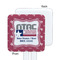 North Texas Airstream Community White Plastic Stir Stick - Single Sided - Square - Front & Back