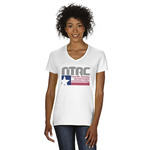 North Texas Airstream Community Women's V-Neck T-Shirt - White - 3XL