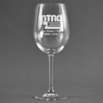 North Texas Airstream Community Wine Glass - Laser Engraved - Single