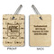 North Texas Airstream Community Wood Luggage Tags - Rectangle - Approval