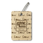 North Texas Airstream Community Wood Luggage Tag - Rectangle